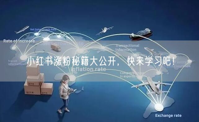 小红书涨粉秘籍大公开，快来学习吧！