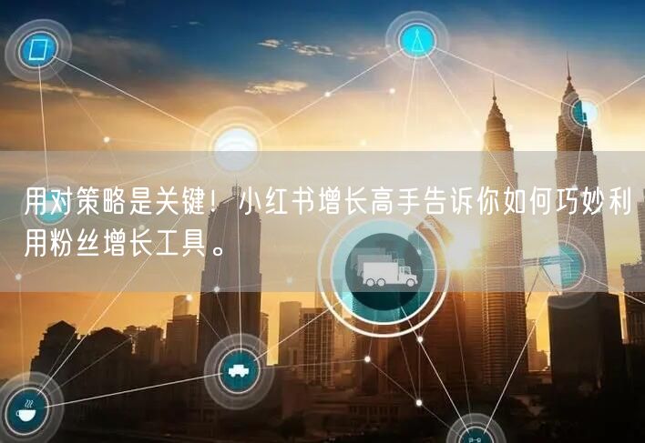 用对策略是关键！小红书增长高手告诉你如何巧妙利用粉丝增长工具。
