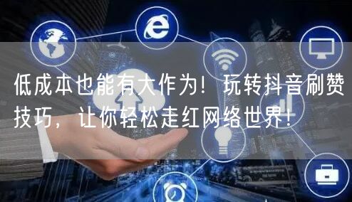 低成本也能有大作为！玩转抖音刷赞技巧，让你轻松走红网络世界！