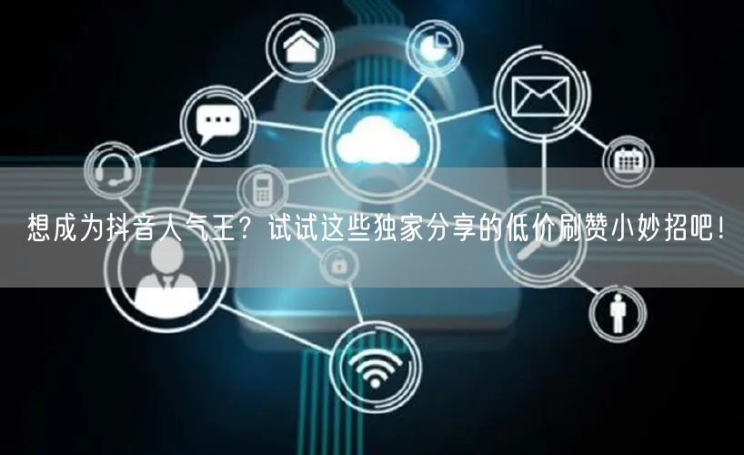 想成为抖音人气王？试试这些独家分享的低价刷赞小妙招吧！