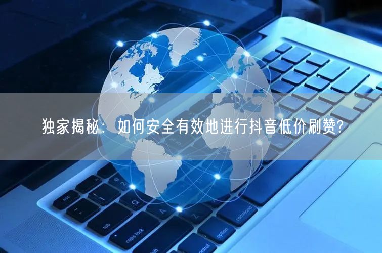独家揭秘：如何安全有效地进行抖音低价刷赞?