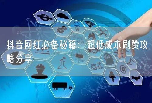 抖音网红必备秘籍：超低成本刷赞攻略分享