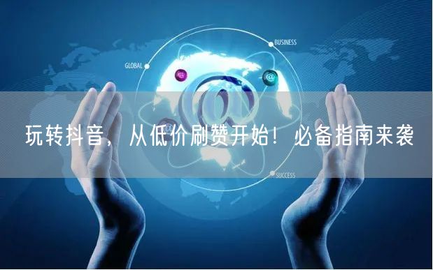 玩转抖音，从低价刷赞开始！必备指南来袭