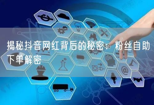 揭秘抖音网红背后的秘密：粉丝自助下单解密