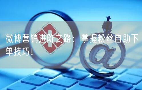 微博营销进阶之路：掌握粉丝自助下单技巧！