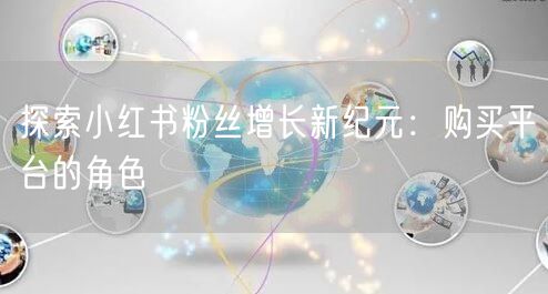 探索小红书粉丝增长新纪元：购买平台的角色