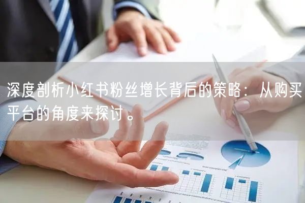 深度剖析小红书粉丝增长背后的策略：从购买平台的角度来探讨。
