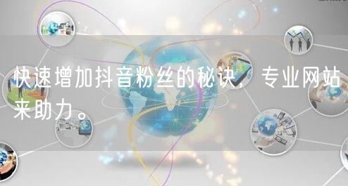 快速增加抖音粉丝的秘诀，专业网站来助力。