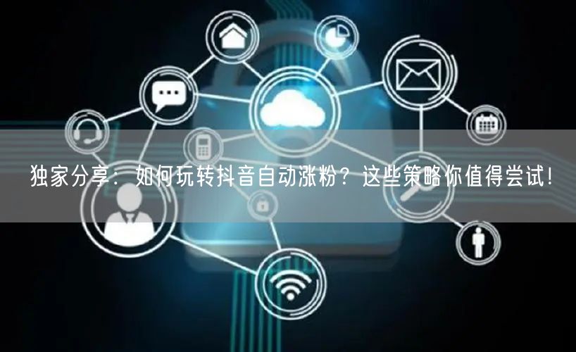 独家分享：如何玩转抖音自动涨粉？这些策略你值得尝试！