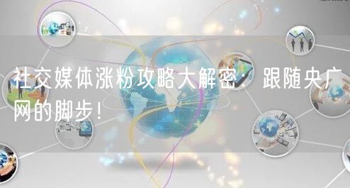 社交媒体涨粉攻略大解密：跟随央广网的脚步！