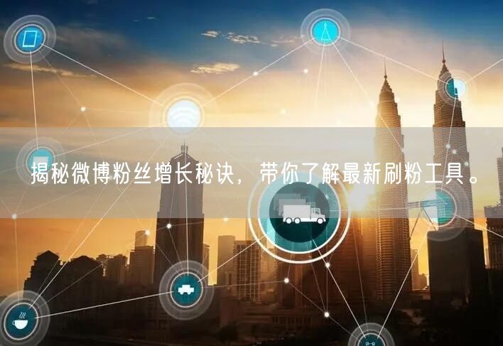 揭秘微博粉丝增长秘诀，带你了解最新刷粉工具。