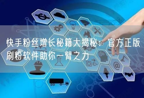 快手粉丝增长秘籍大揭秘：官方正版刷粉软件助你一臂之力