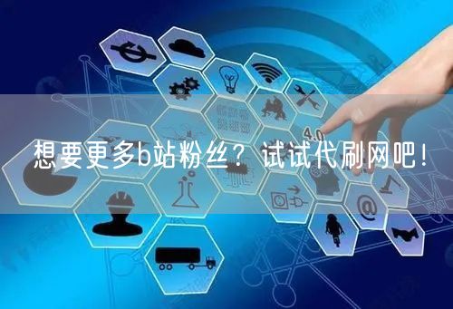 想要更多b站粉丝？试试代刷网吧！