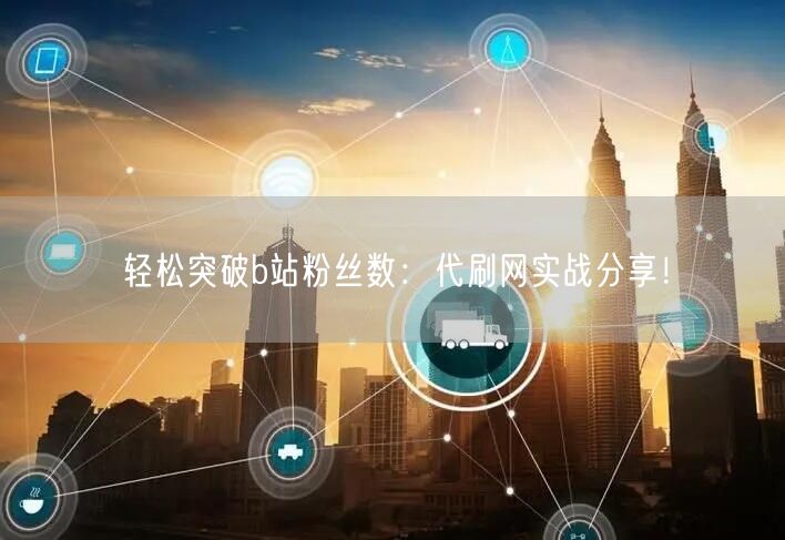 轻松突破b站粉丝数：代刷网实战分享！