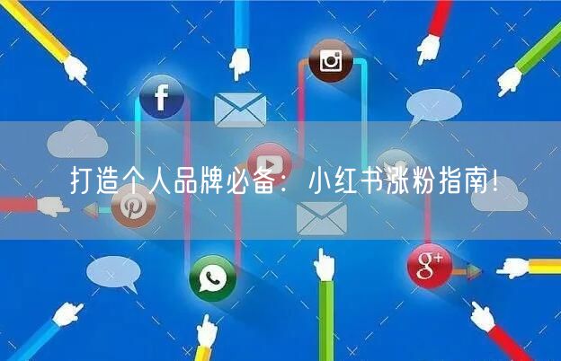 打造个人品牌必备：小红书涨粉指南！