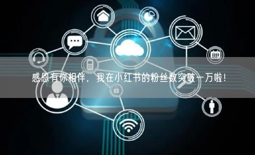 感恩有你相伴，我在小红书的粉丝数突破一万啦！