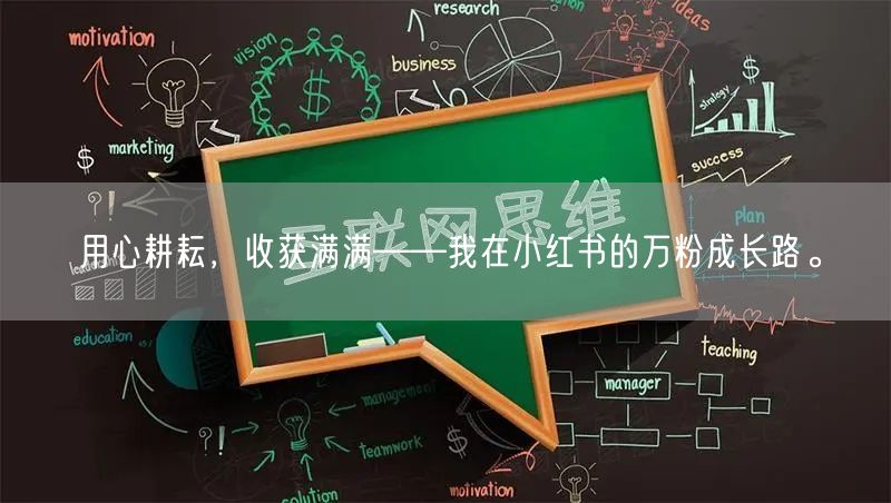 用心耕耘，收获满满——我在小红书的万粉成长路。
