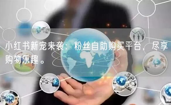 小红书新宠来袭:粉丝自助购买平台,尽享购物乐趣。